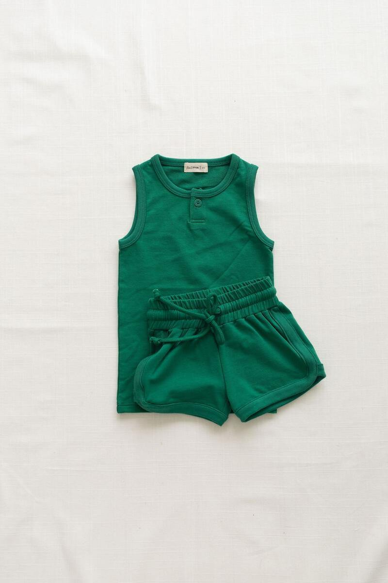 Fin & Vince Button Tank - Multiple Colors Available - Turquoise, LLC