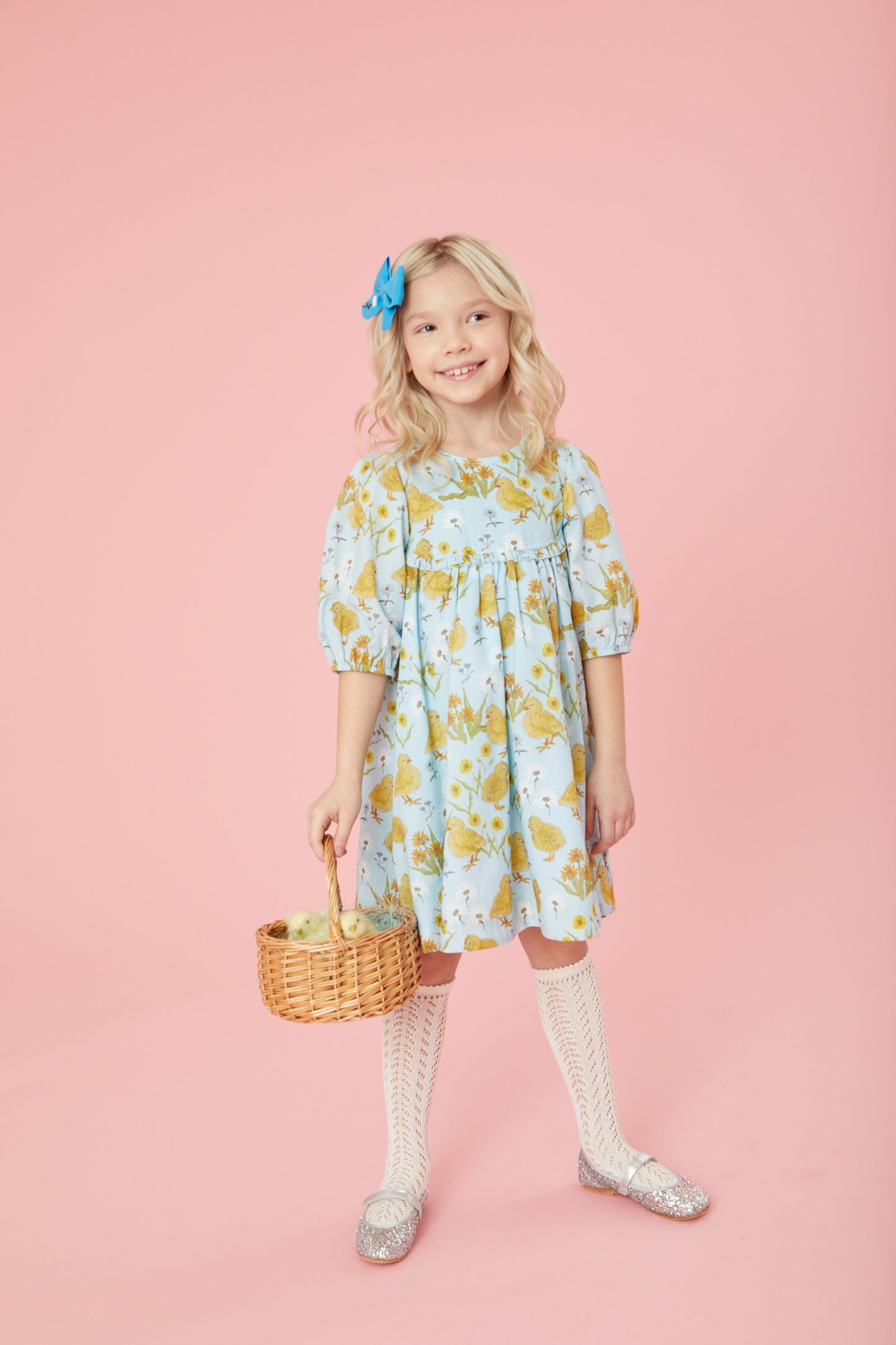Pink Chicken Chick Garden Girls Rowan Dress