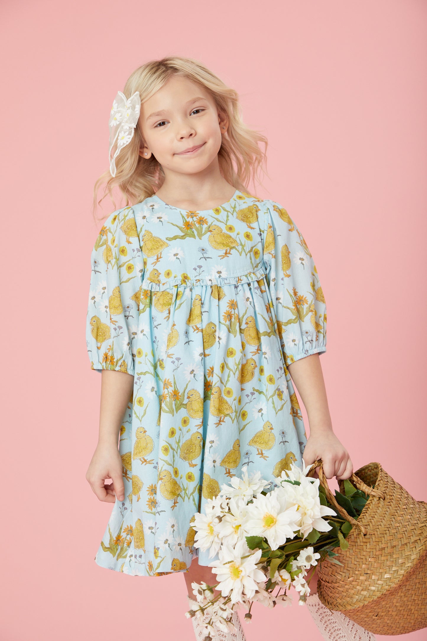 Pink Chicken Chick Garden Girls Rowan Dress