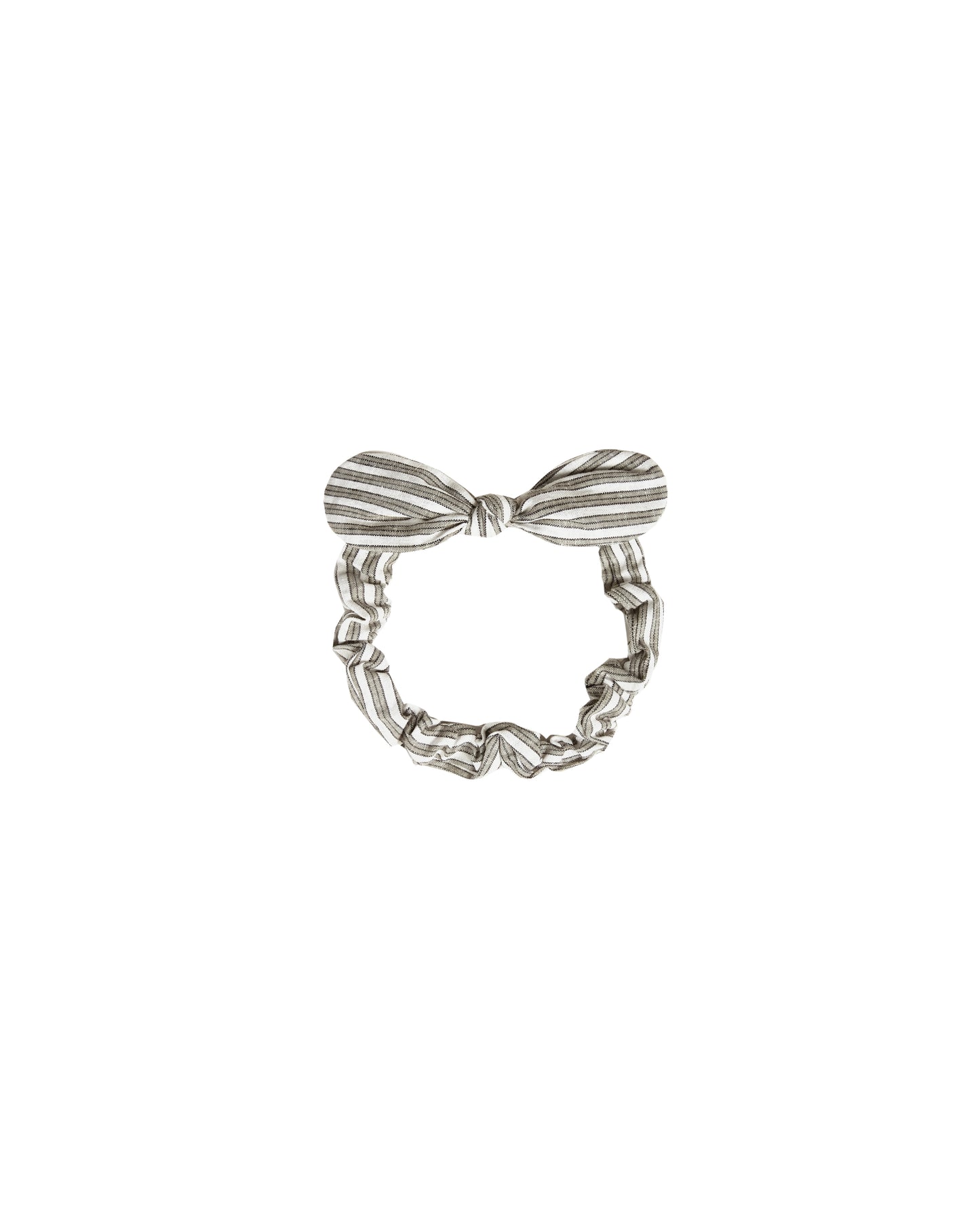 Rylee + Cru Baby Bow Headband - Bloom or Railroad Stripe