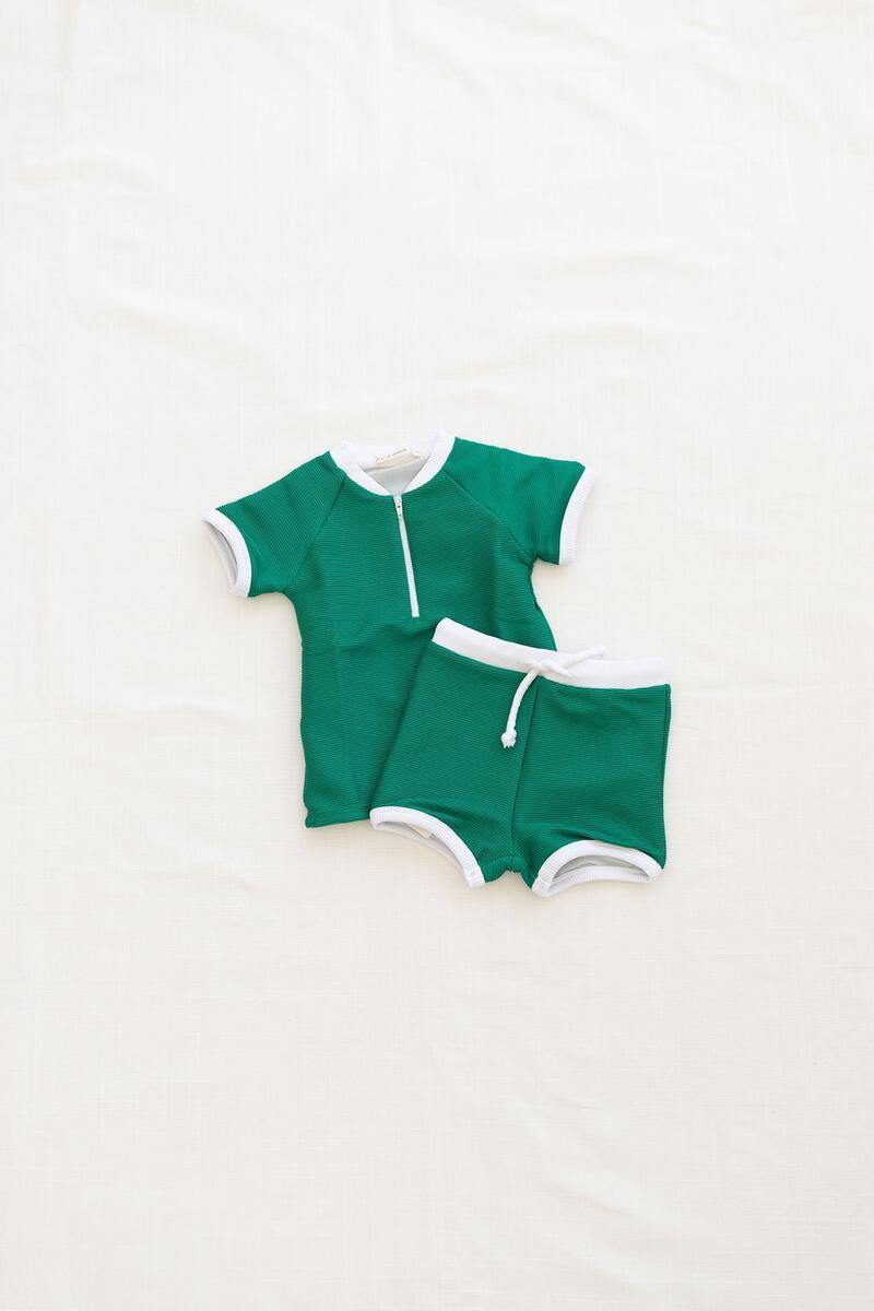 Fin & Vince Rash Guard - Turquoise, LLC
