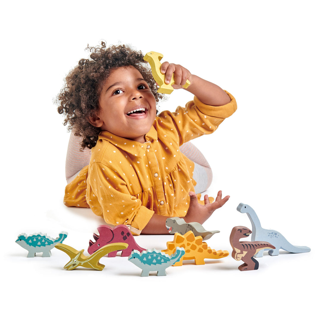 Tender Leaf Toys - Small Wooden Dinosaurs