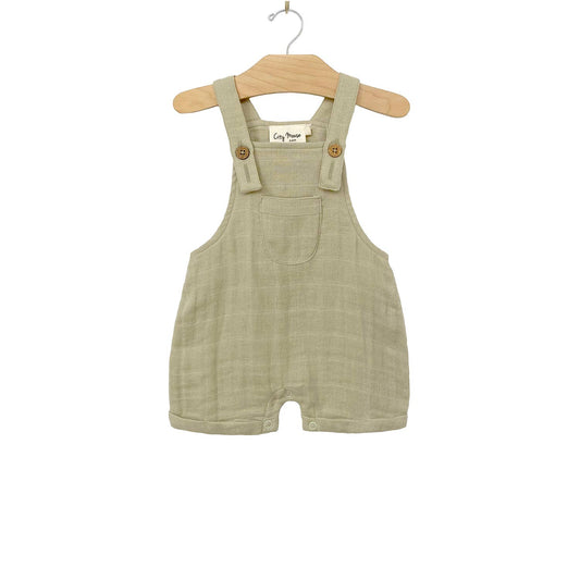 City Mouse Studio - Shortie Overall - Green Tea