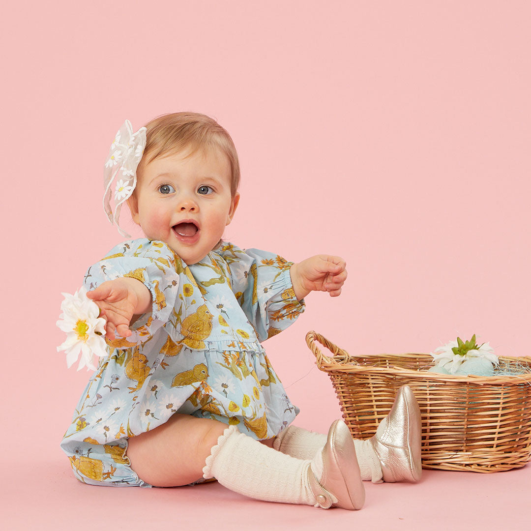 Pink Chicken Chick Garden Baby Girls Rowan Bubble