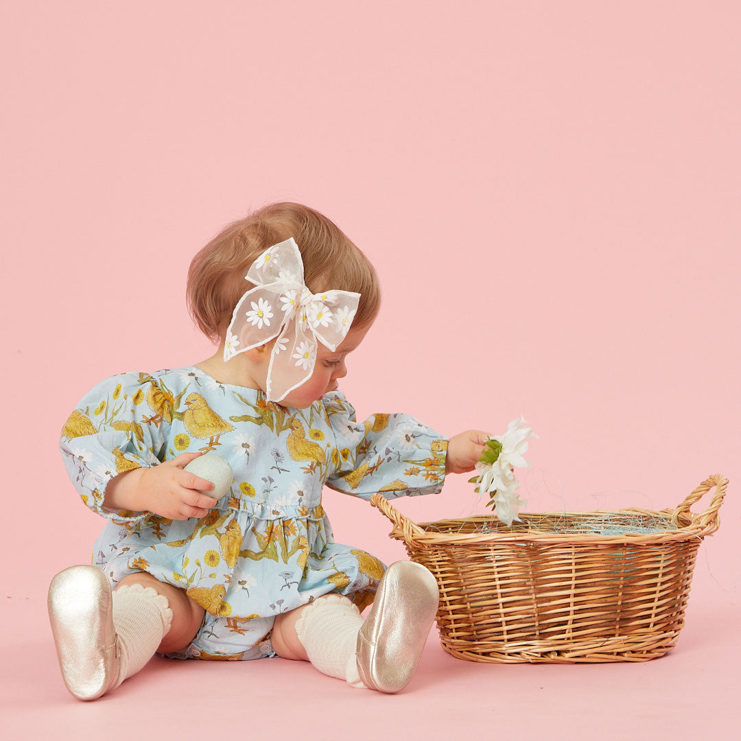 Pink Chicken Chick Garden Baby Girls Rowan Bubble
