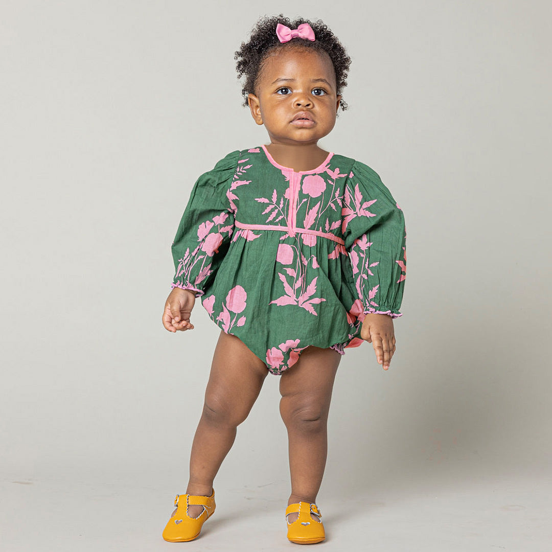 Pink Chicken Hunter Botanical Baby Girls Jade Bubble