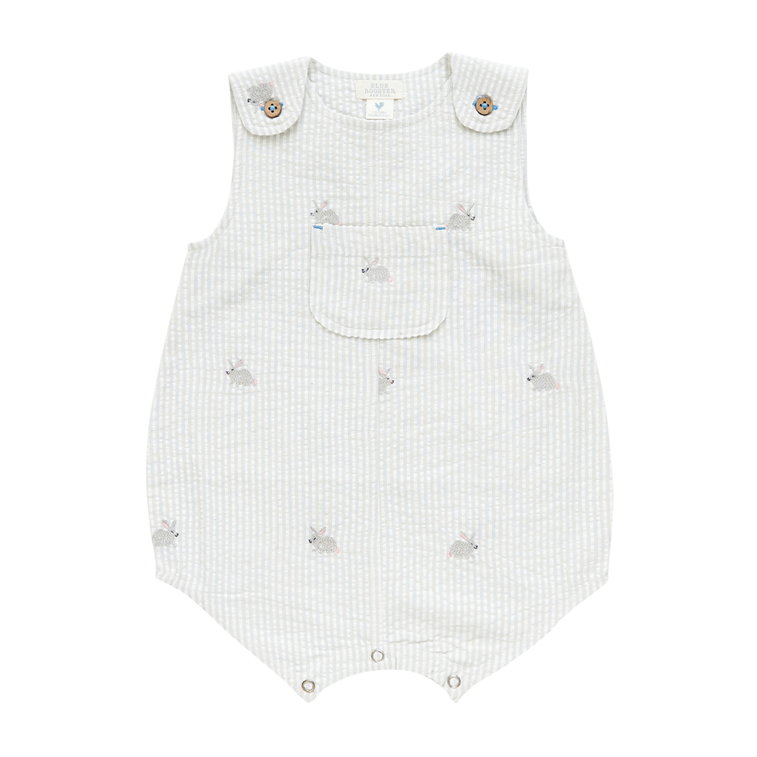 Pink Chicken Bunny Embroidery Baby Boys Noah Jumper
