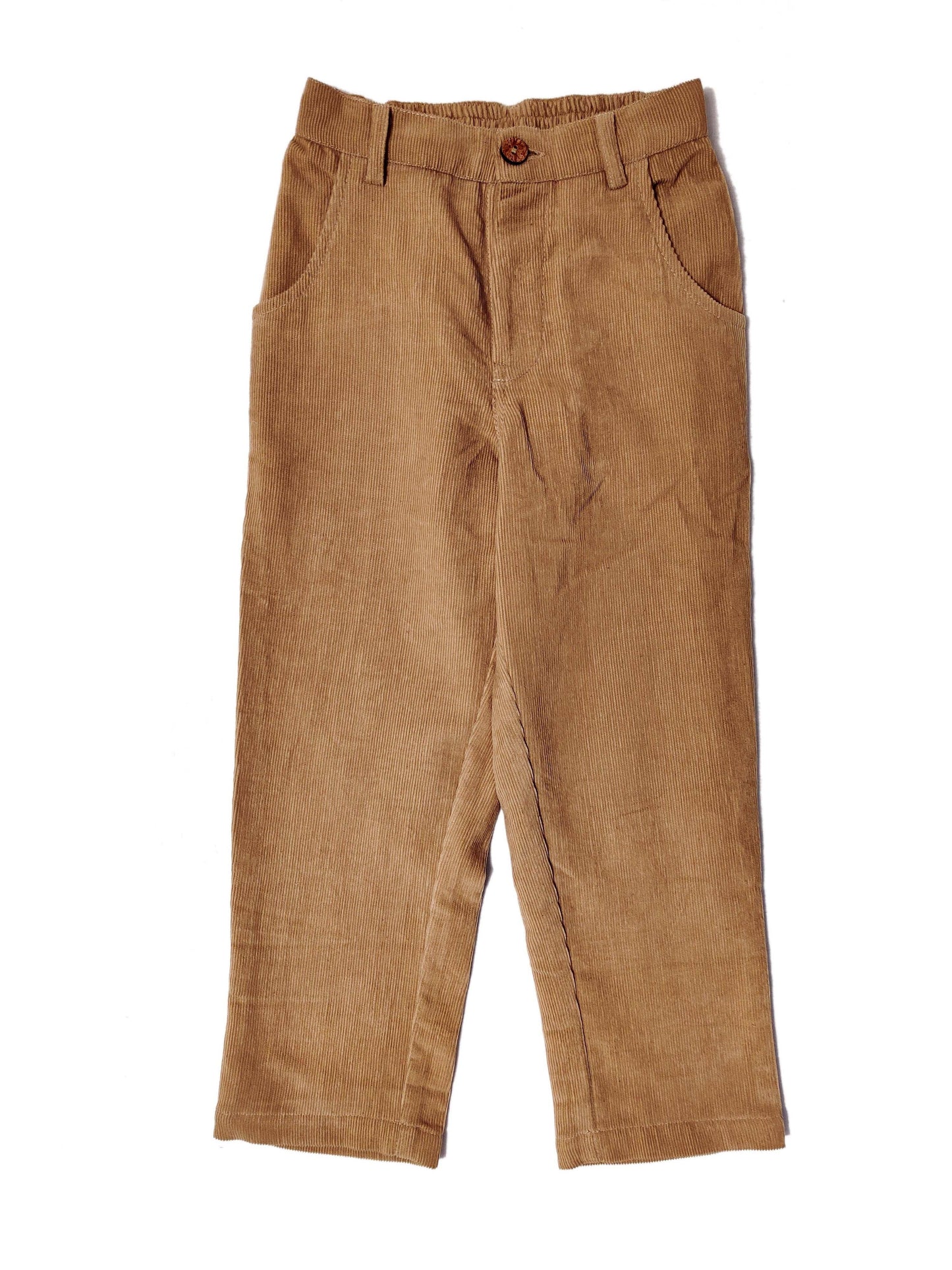 Boy’s Corduroy Pants - Camel or Sage