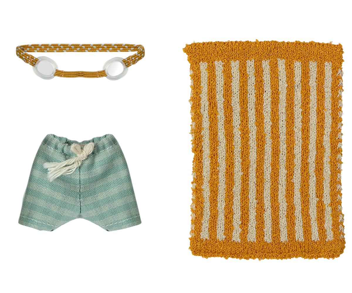 PREORDER Maileg Beach Set for Big Brother Mouse, Children's Accessories - turquoise, llc