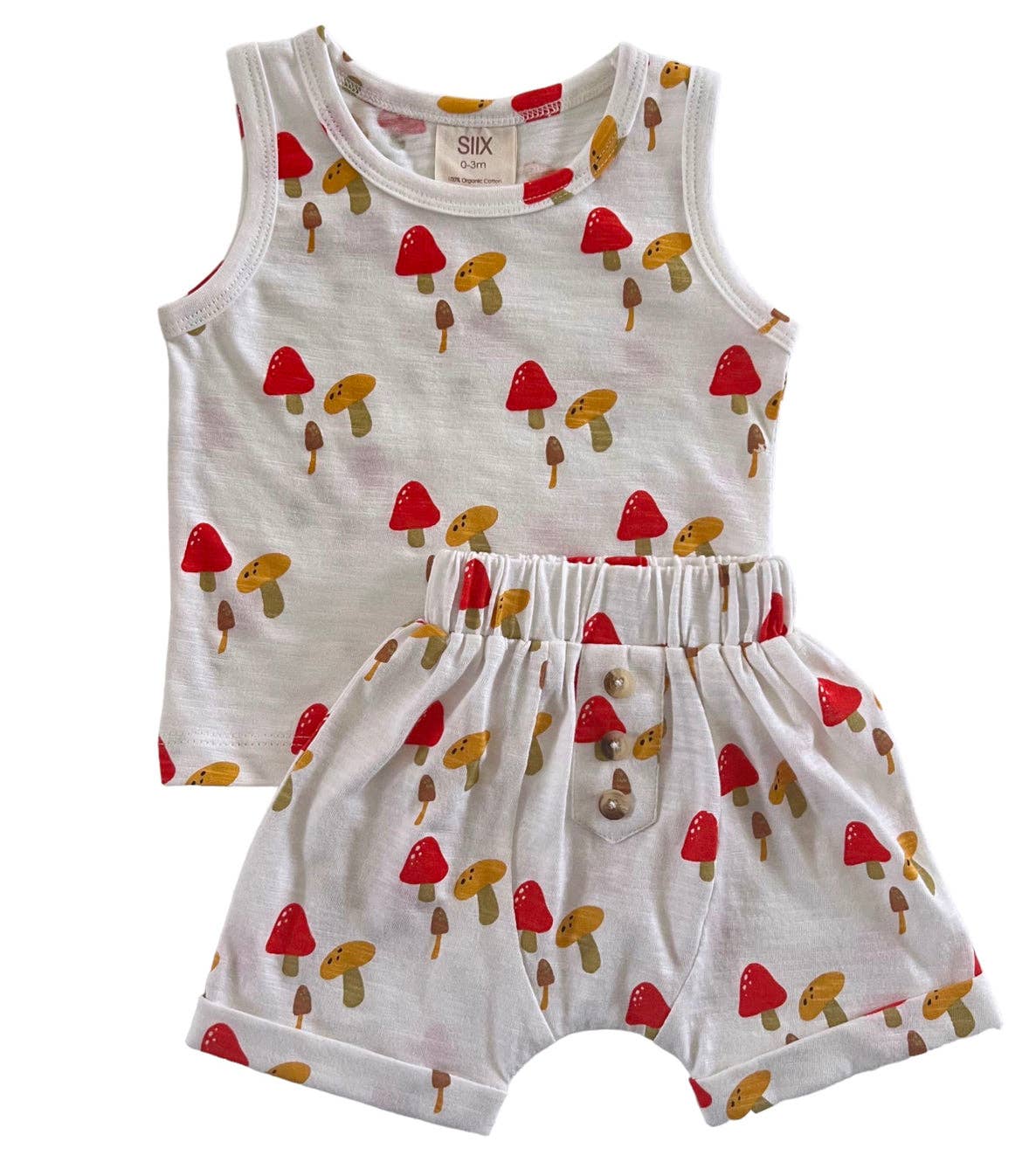 SIIX Collection - Mushroom Tank & Short Set