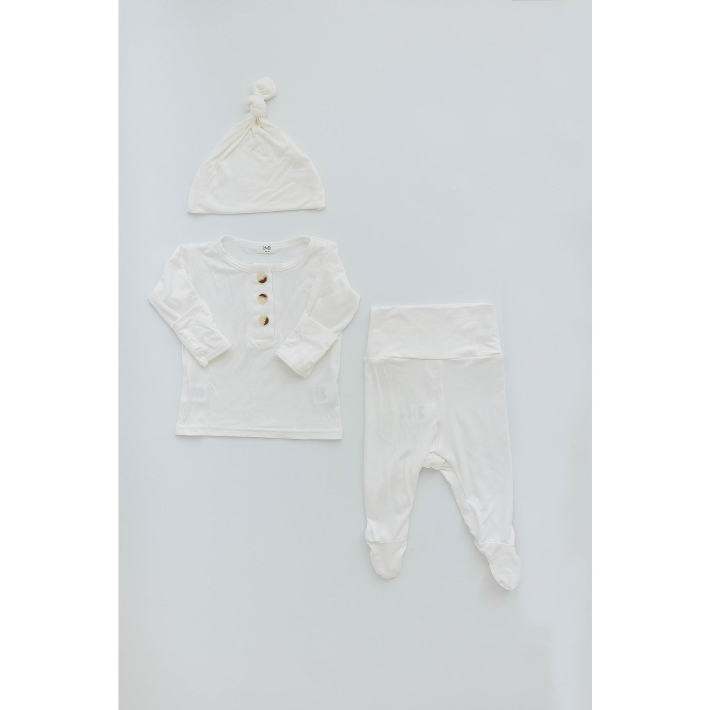 Baby Top & Bottom Outfit - Navy, Black, Camel, Pink, Sand, White