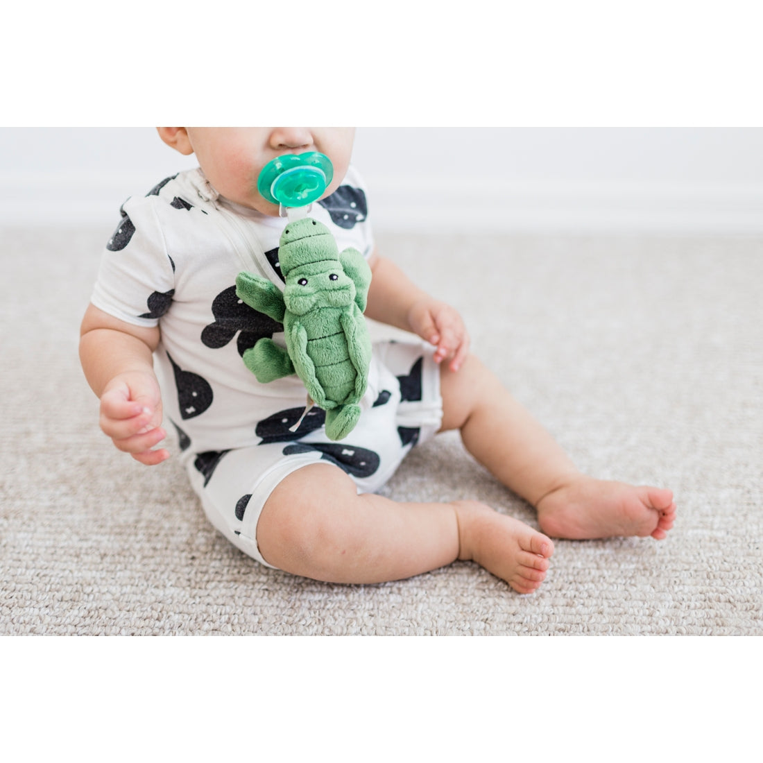 Nookums Paci-Plushies Buddies - Alli Alligator