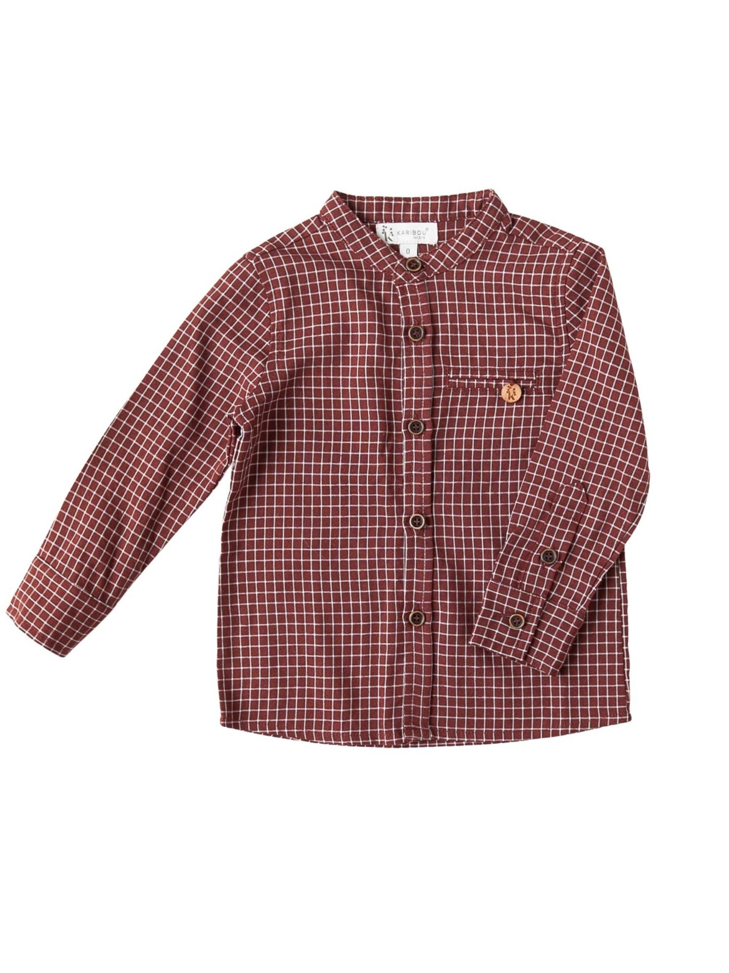 George Boys Shirt - Red Check