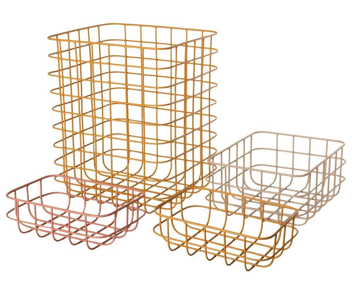 Maileg Baskets 4 Pieces - No. 2, Children's Accessories - turquoise, llc