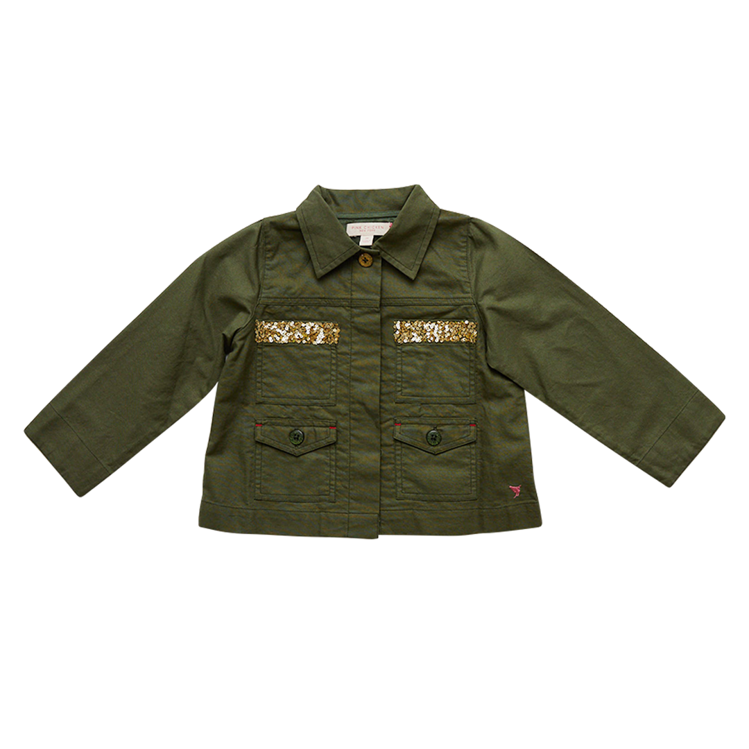 Pink Chicken Army Clover Jacket