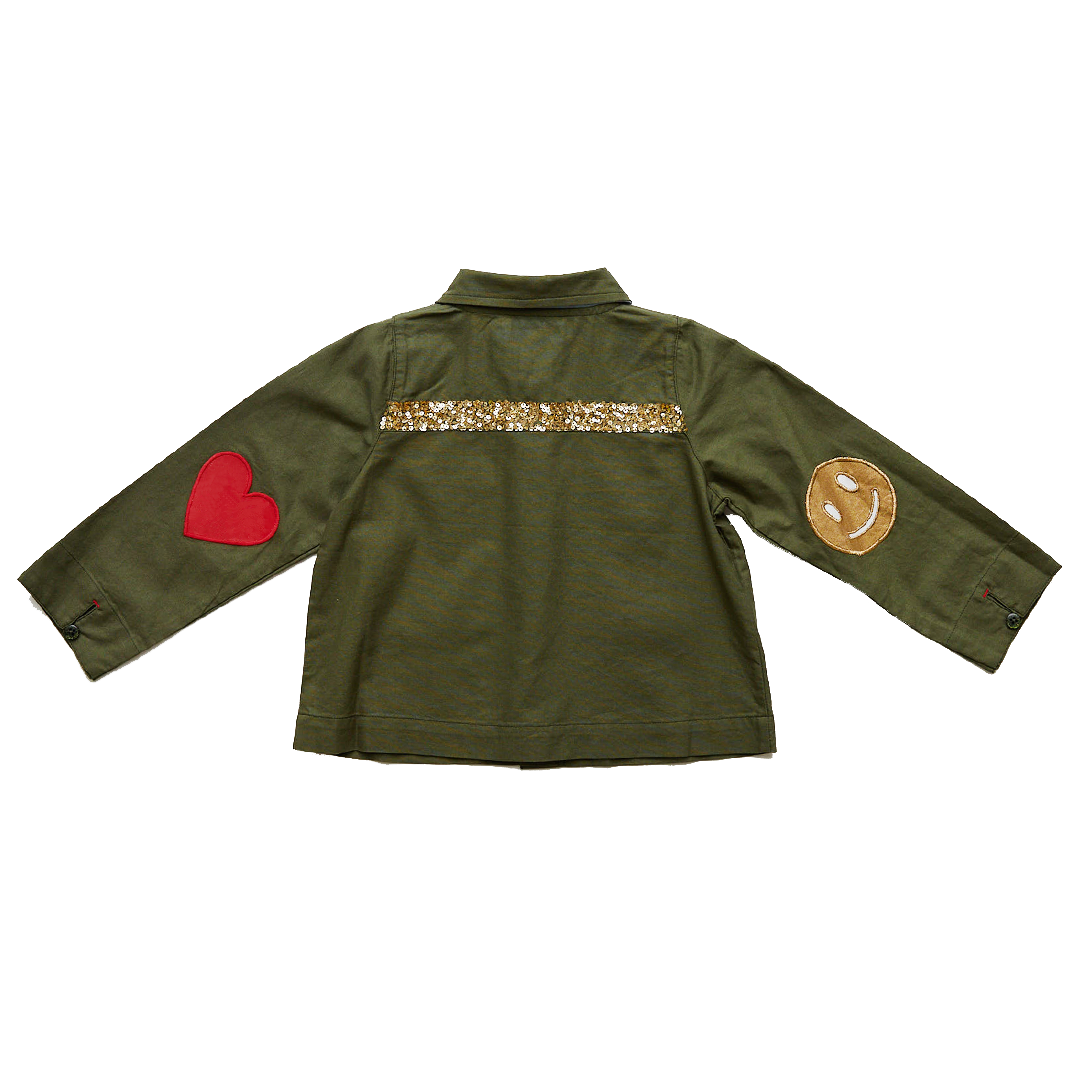 Pink Chicken Army Clover Jacket