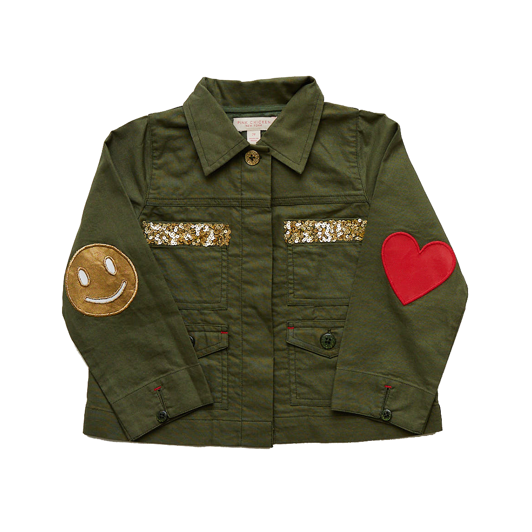 Pink Chicken Army Clover Jacket