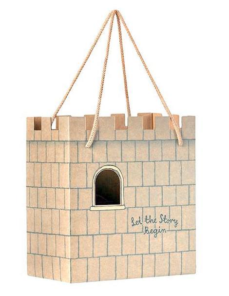 Maileg Castle Gift Bag - Rose or Blue