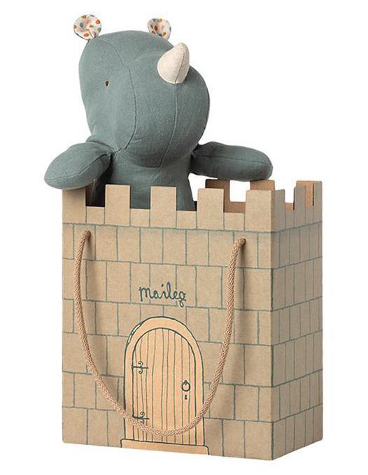 Maileg Castle Gift Bag - Rose or Blue