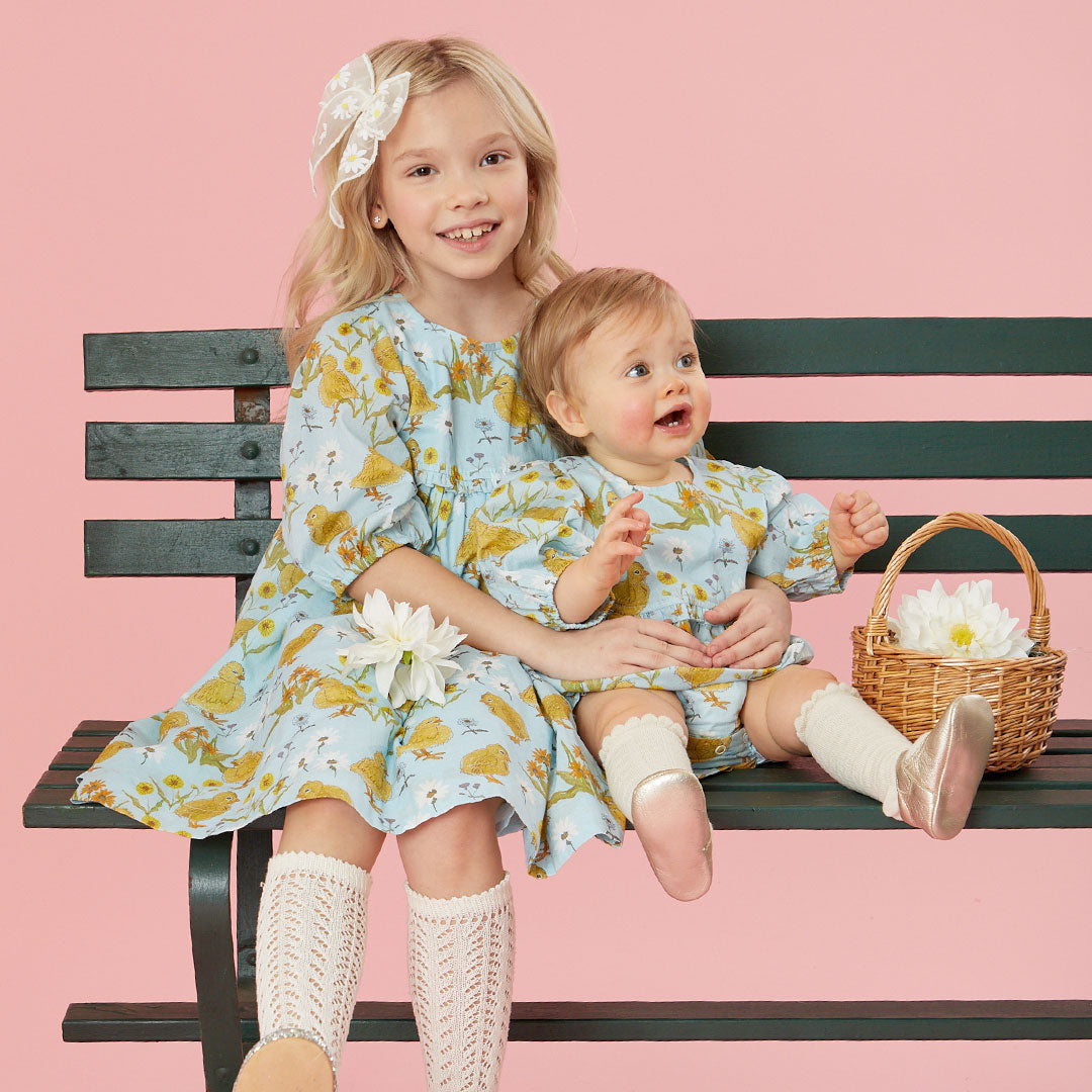 Pink Chicken Chick Garden Girls Rowan Dress
