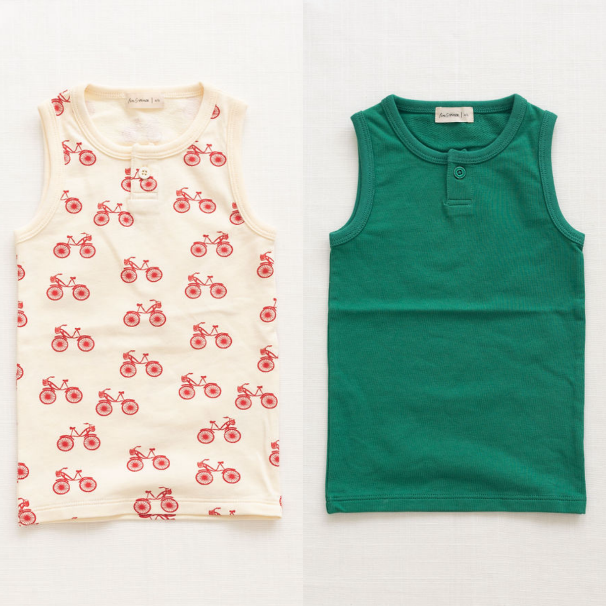 Fin & Vince Button Tank - Multiple Colors Available