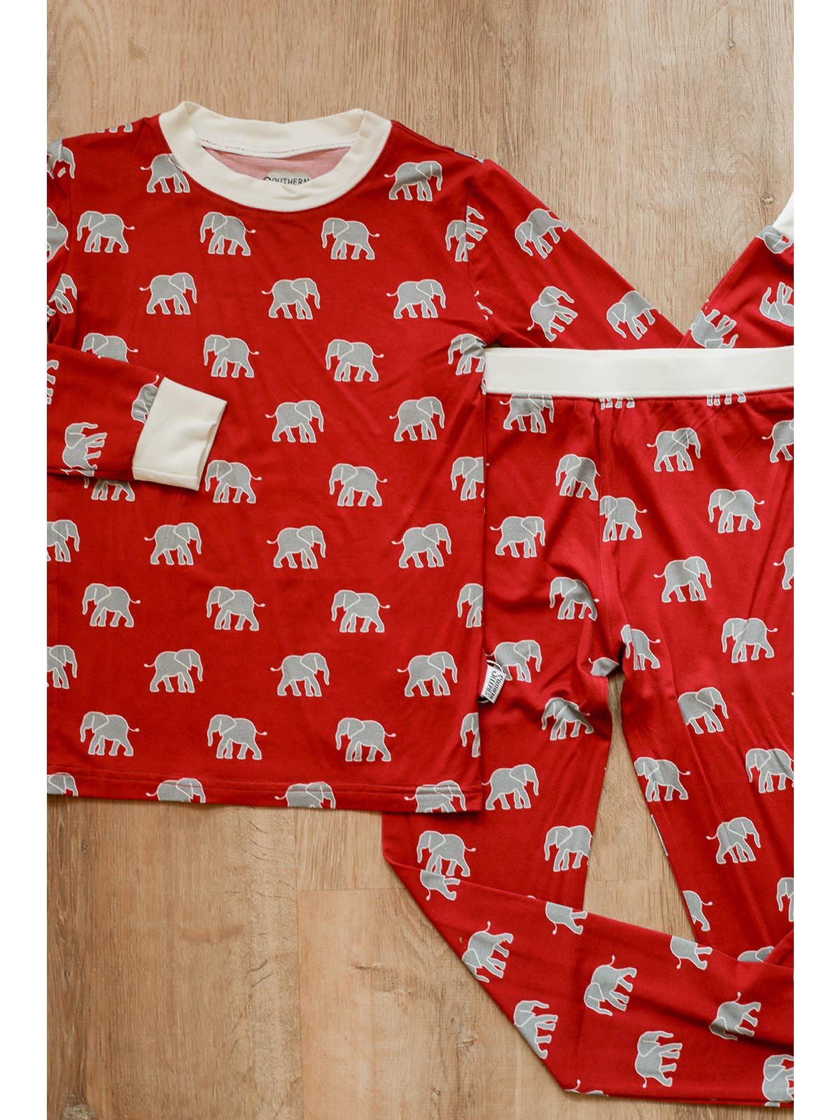 Elephant 2 Piece Bamboo Pajama Set