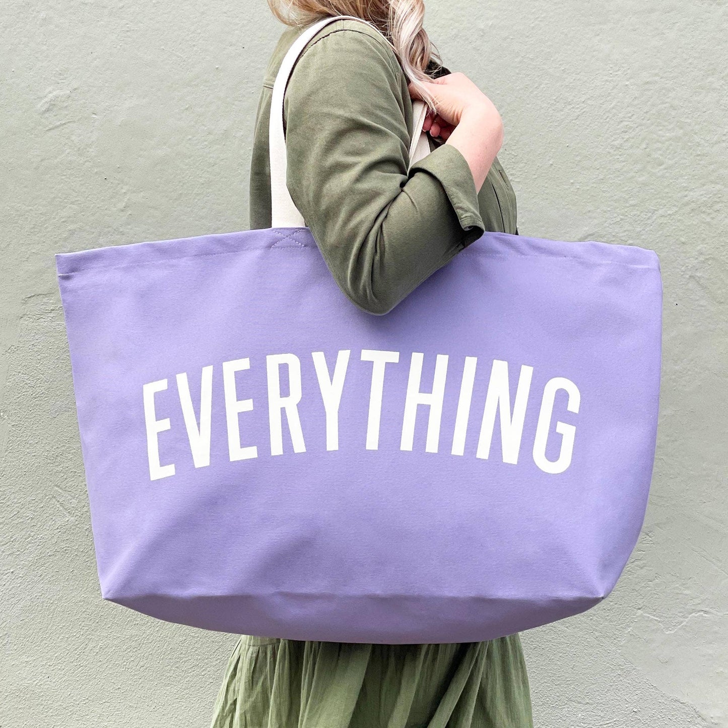 Alphabet Bags - Everything - Lavender REALLY Big Bag