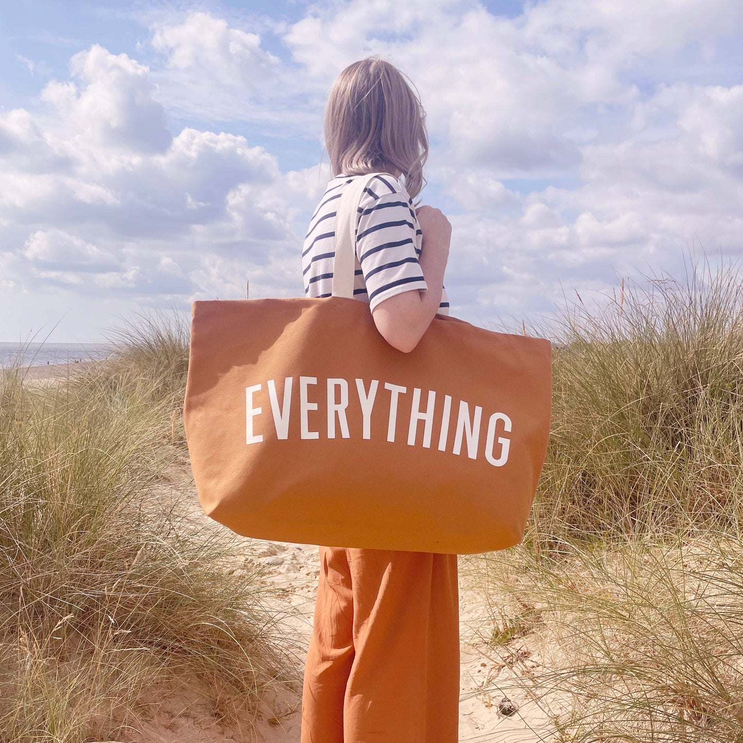 Alphabet Bags - Everything - Tan REALLY Big Bag