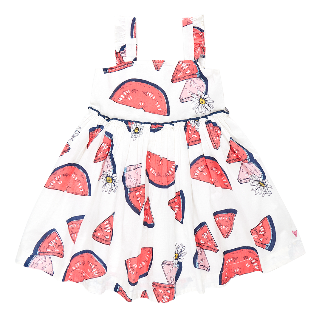 pink chicken sierra dress Pink Chicken Womens Dresses Womens Sierra Dress Pink Stripe Hydrangeas Pink  Chicken