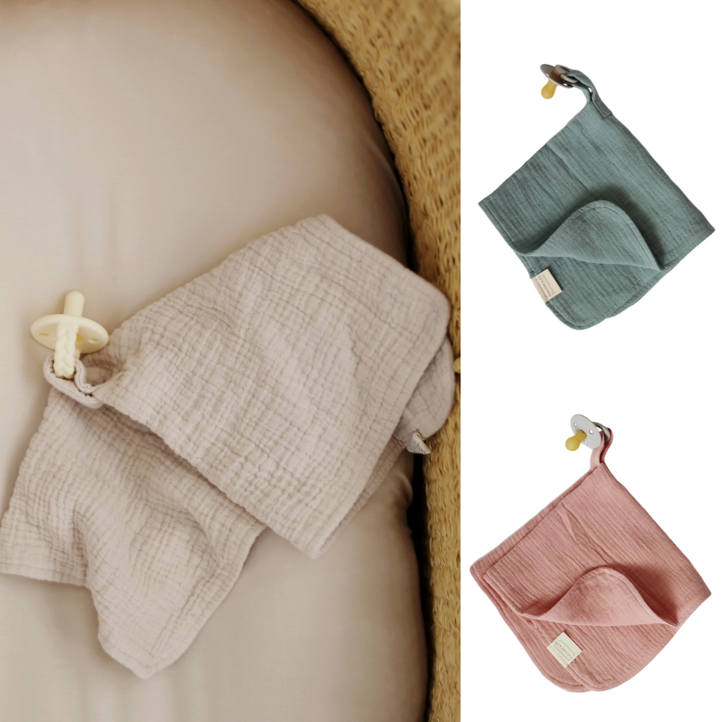 Marlowe & Co - Lovey Blanket in Assorted Colors