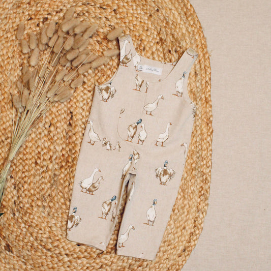 AshleyRose - Duck Linen Dungarees