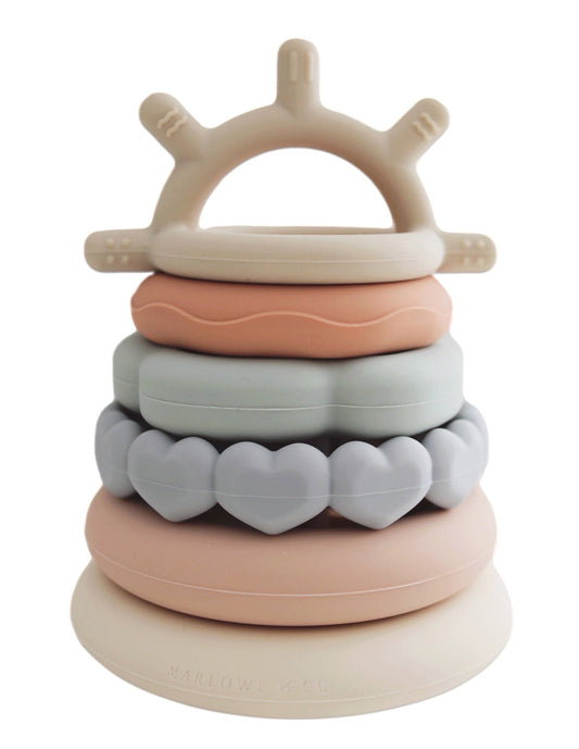 Marlowe & Co - Classic Stacking Teething Ring Toy