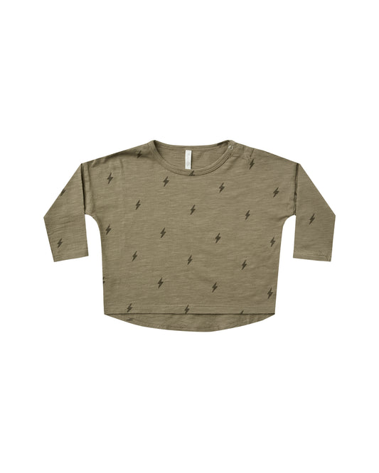 Rylee + Cru Lightning Bolts Long Sleeve Tee
