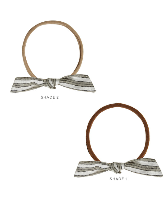 Rylee + Cru Railroad Stripe Little Knot Headband