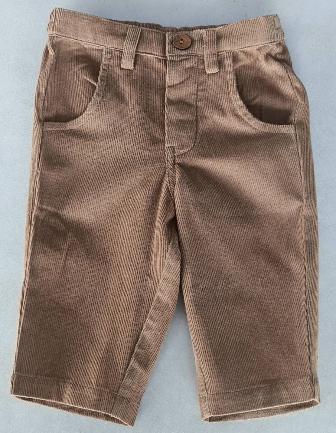 Little Boys Corduroy Pants - Beige or Navy