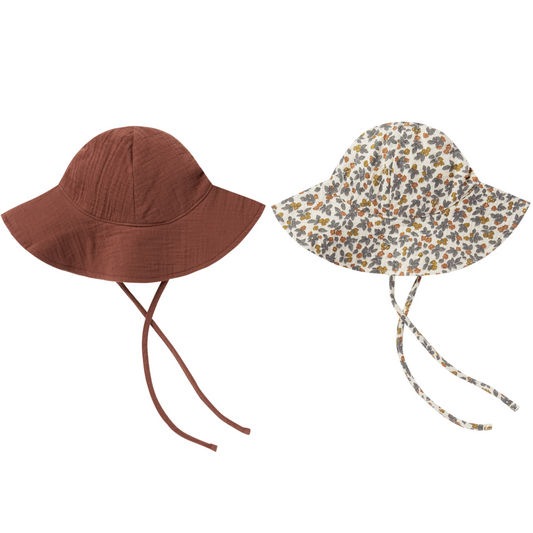 Rylee + Cru Floppy Sun Hat - Summer Bloom or Redwood