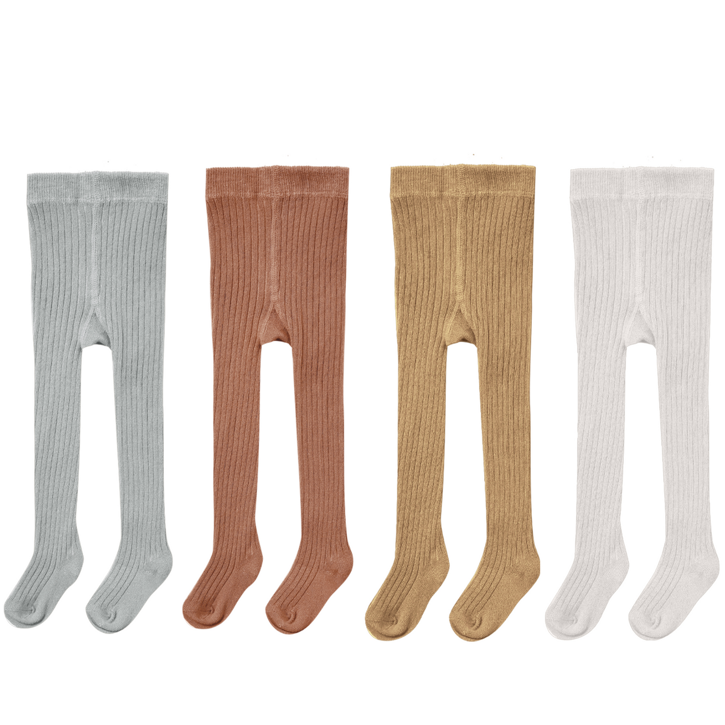 SALE - Quincy Mae Ribbed Tights - Multiple Colors Available